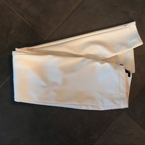 Faux leather Cream skinny pants